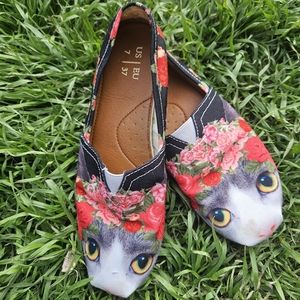 Cat Face Slip On